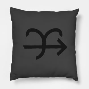 Sagittarius and Aries Double Zodiac Horoscope Signs Pillow