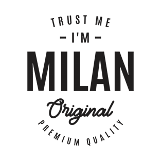 Milan Personalized Name T-Shirt