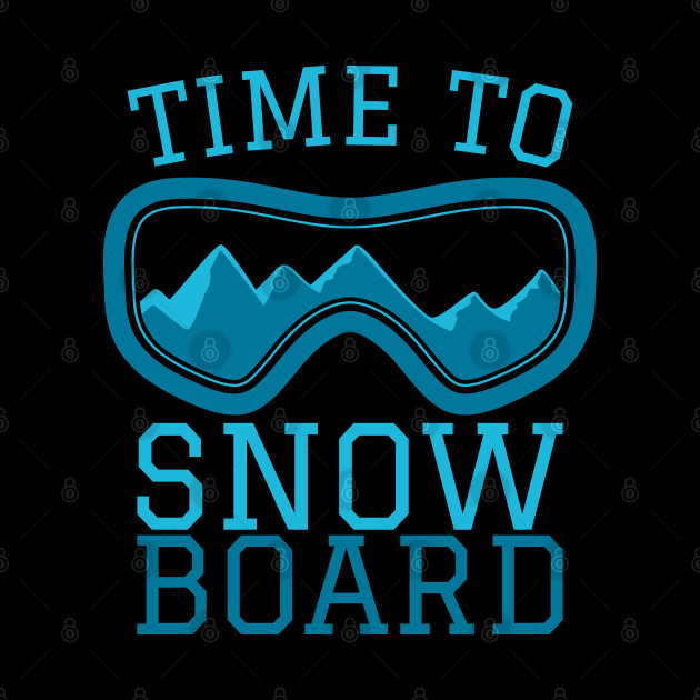 Snowboard Snowboarding Gift Winter by AlleyField