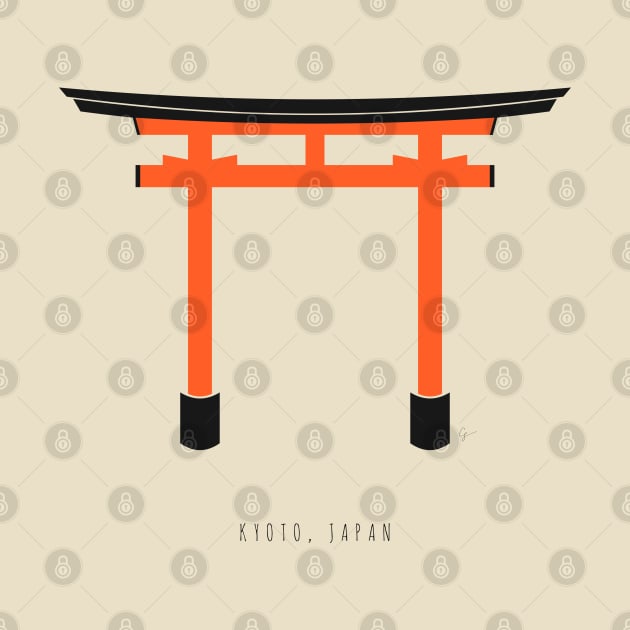 Torii Gate, Kyoto, Japan by lymancreativeco