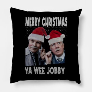 Merry Christmas Ya Wee Jobby Pillow