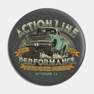 Action Line Performance 1987 Pin