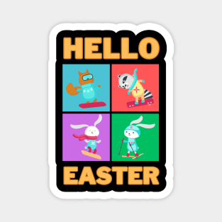 Hello Easter Magnet