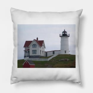 Nubble Light - York Beach, ME Pillow