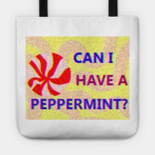 CAN I HAVE A PEPPERMINT 1 RETRO VAPORWAVE JACK STAUBER BASED Tote
