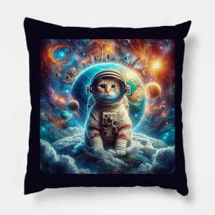 Space cat Pillow