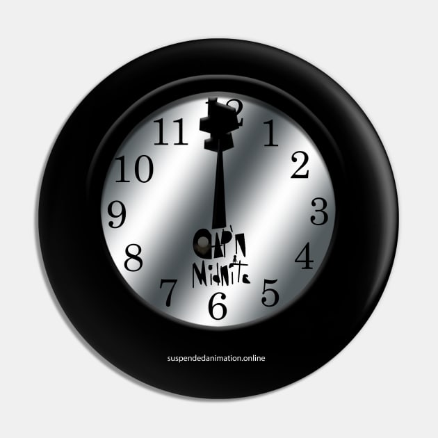 Cap'n Midnite Logo on Clock Pin by tyrone_22