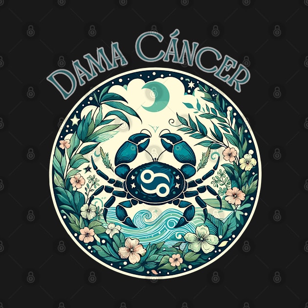 Spanish Embrace: Cancer Serenity"- Zodiac Horoscope Star Signs by stickercuffs