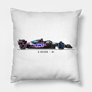 F1  Racing Esteban Ocon Alpine Fan shirt Pillow