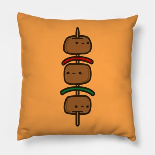 tasty kebab Pillow