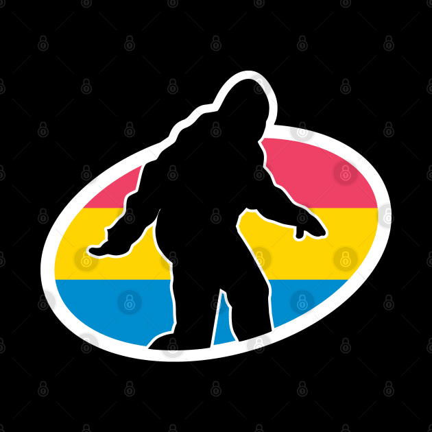 Pansexual Bigfoot Cryptid Pride by Nerd Trinkets