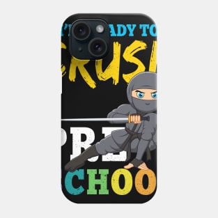 Ninja Preschool Rocks Gift First Day of School Phone Case