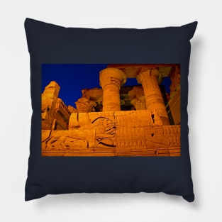 Egypt. Kom Ombo Temple. Twilight. Pillow