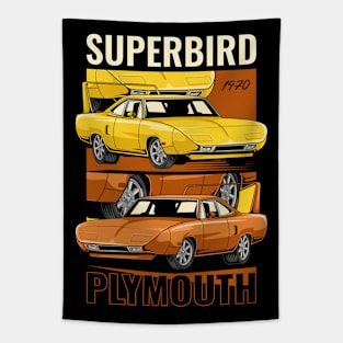 1970 Plymouth Superbird Muscle Car Tapestry