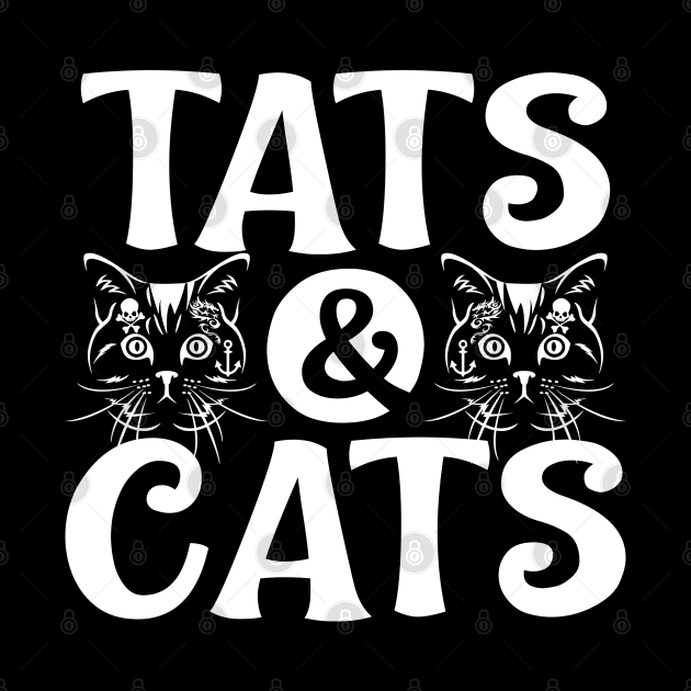 Tats and Cats for Cat Lovers and Tattoo Lovers by SoCoolDesigns