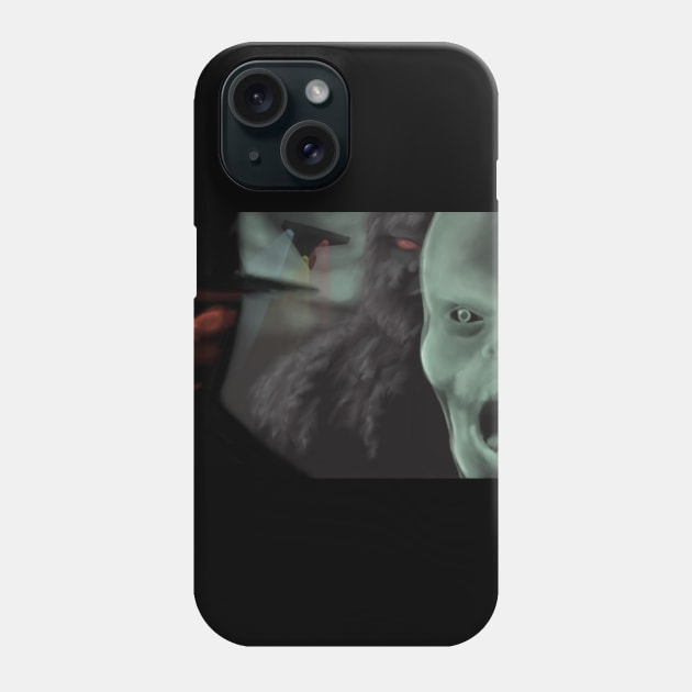 Bumps in the Night Phone Case by PulpAfflictionArt79