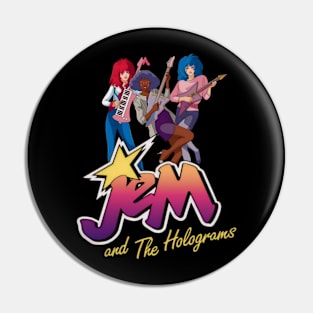 Jem and the holograms t-shirt Pin