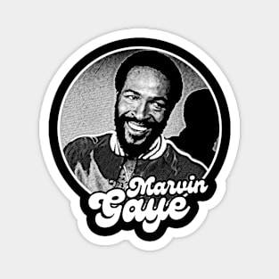 Marvin Gaye // Lines Drawing Artwork Magnet