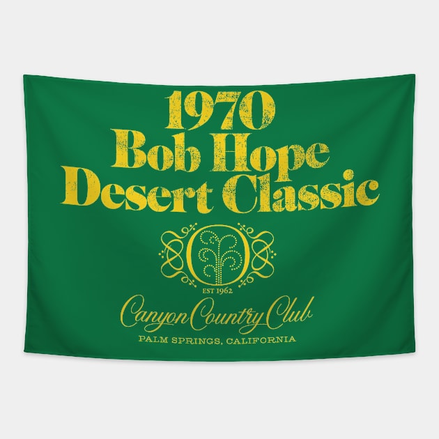 Canyon Country Club 1970 Bob Hope Classic Tapestry by BurningSettlersCabin