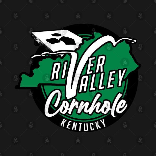 River Valley Cornhole Logo by River Valley Cornhole