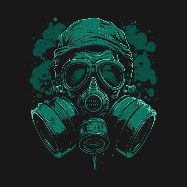 Gas mask by DragonDream