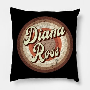 Vintage brown exclusive - diana ross Pillow