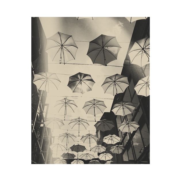 Vintage Dublin Umbrellas by Rosemogo