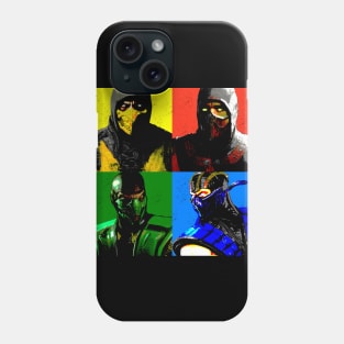 Mortal Warhol Ninjas Phone Case