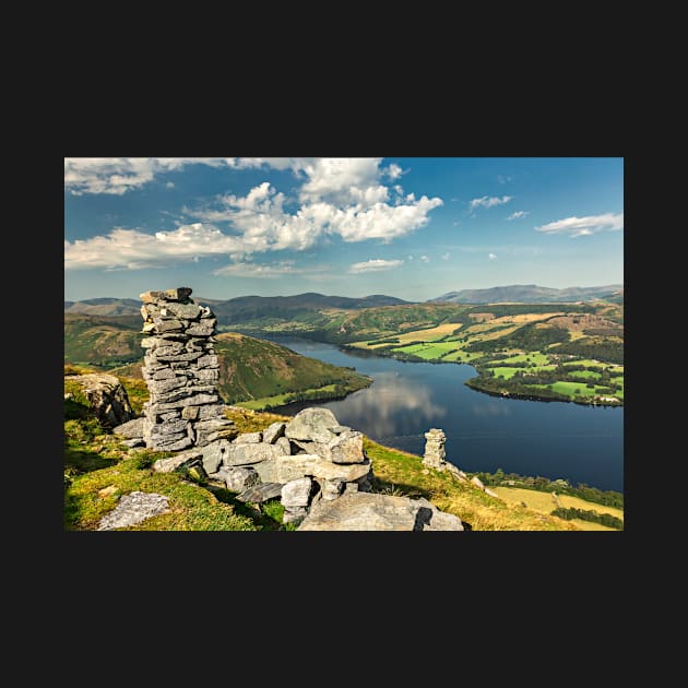 Bonscale Towers and Ullswater by Reg-K-Atkinson