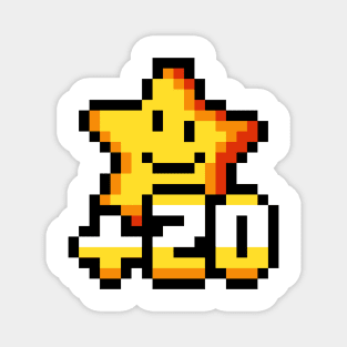 +20 Stars Sprite Magnet