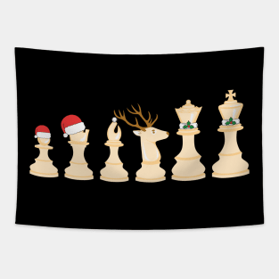 Chess Christmas Tapestry