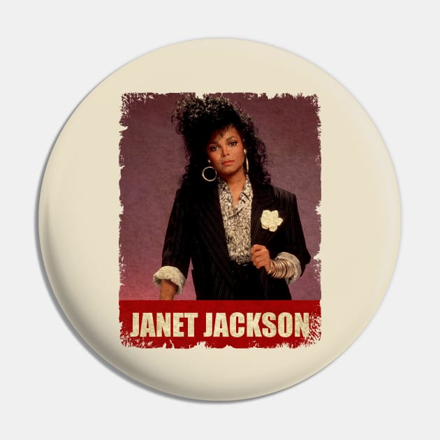 Janet Jackson - NEW RETRO STYLE Pin by FREEDOM FIGHTER PROD