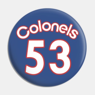 Retro Defunct Kentucky Colonels Artis Gilmore Jersey (Front/Back Print) Pin