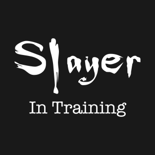 Slayer in Training - White Logo T-Shirt