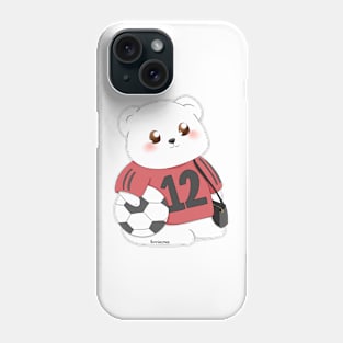 Papi Bear Loves Soccer | Bunniesmee Phone Case