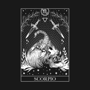 Zodiac sign tarot card Scorpio T-Shirt