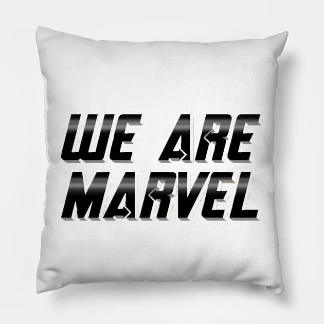 We Are Marvel Pod Stacked Pillow by We Are Marvel Pod