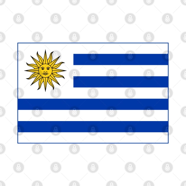 Flag of Uruguay by COUNTRY FLAGS