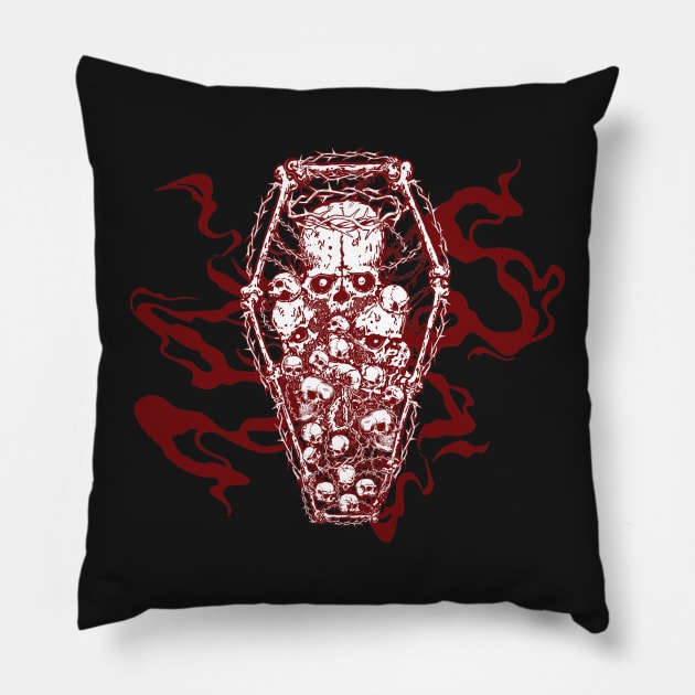 Pandora Boxs II Pillow by sonnycosmics