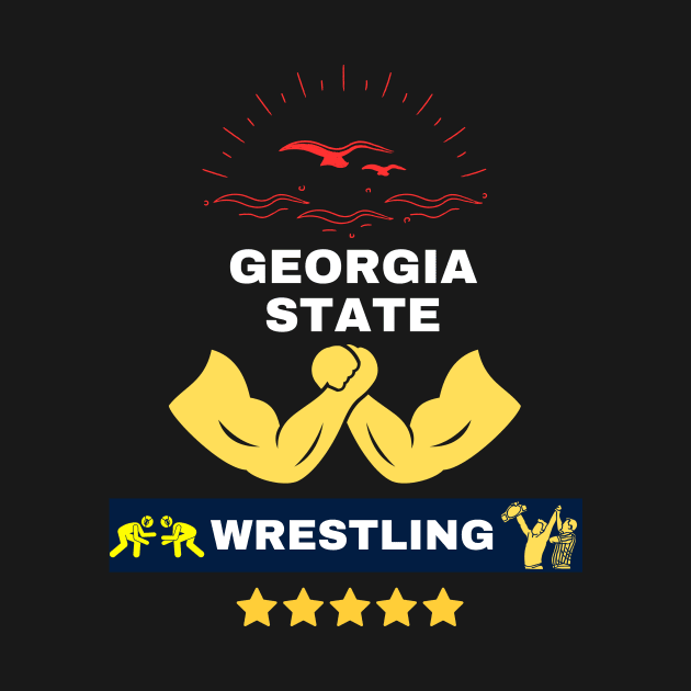 Georgia State wrestling by ARTA-ARTS-DESIGNS