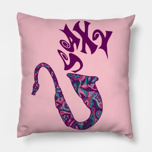 Saxy Saxophone Pillow