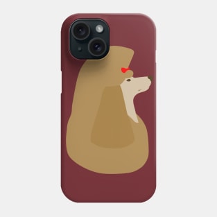 SimpliciTee Poodle - Cafe Au Lait Phone Case