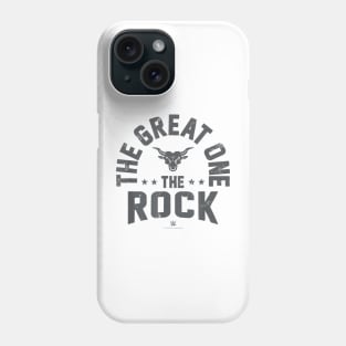 The Rock The Great One Vintage Fight Type Phone Case