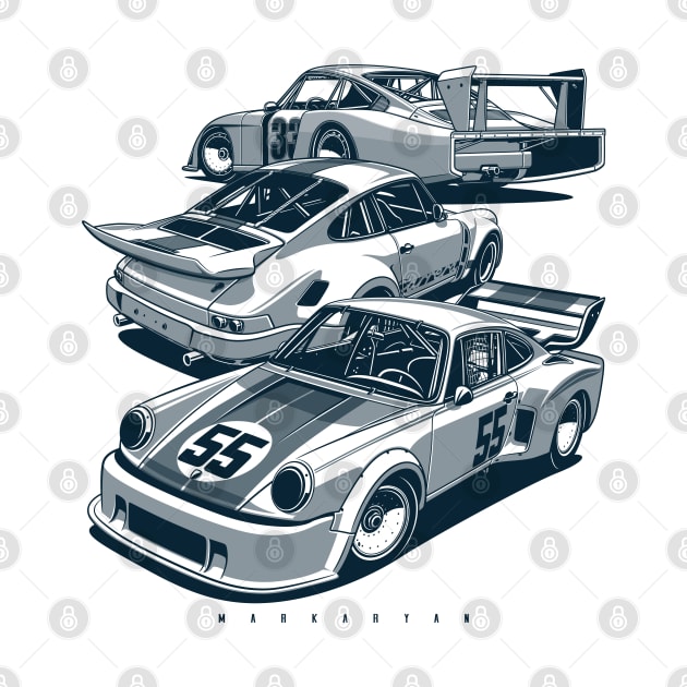 Motorsport legends by Markaryan