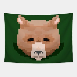 Pixel Bear Tapestry