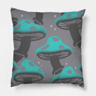 Sparkling Mushroom Pattern 3 Pillow