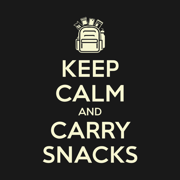 Keep Calm and Carry Snacks Hiking and Camping by Epic Hikes