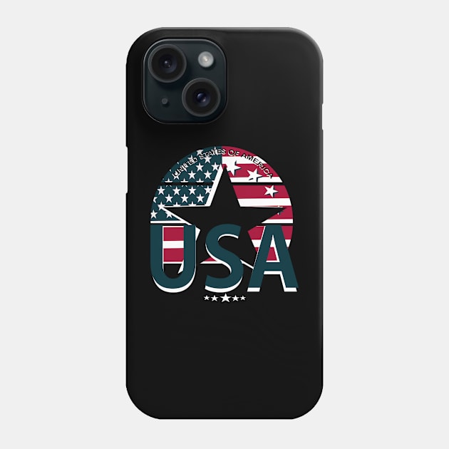 USA flag Phone Case by Whisky1111