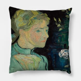 Adeline Ravoux by Vincent van Gogh Pillow