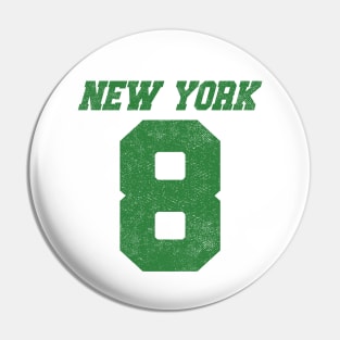 New York Number 8 Pin